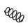 Suspension Spring Set front coil spring Ø 12.5 mm EIBACH for e.g. VW JETTA