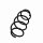 Suspension Spring Set front coil spring Ø 12.5 mm EIBACH for e.g. MB C-CLASS