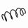 Suspension Spring Set front coil spring Ø 12.5 mm EIBACH for e.g. MB C-CLASS