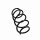 Suspension Spring Set front coil spring Ø 12.5 mm EIBACH for e.g. MB C-CLASS