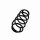 Suspension Spring Set front coil spring Ø 13 mm EIBACH for e.g. FORD MONDEO