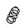 Suspension Spring Set front coil spring Ø 11.5 mm EIBACH for e.g. FORD FIESTA