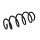Suspension Spring Set front coil spring Ø 11.5 mm EIBACH for e.g. FORD FIESTA