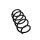 Suspension Spring Set front coil spring Ø 11.5 mm EIBACH for e.g. FORD FIESTA