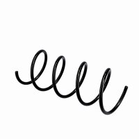 Suspension Spring Set front coil spring Ø 12.5 mm EIBACH for e.g. MB C-CLASS