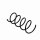 Suspension Spring Set front coil spring Ø 12.5 mm EIBACH for e.g. MB C-CLASS