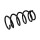 Suspension Spring Set rear coil spring Ø 14.2 mm EIBACH for SUBARU FORESTER