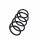 Suspension Spring Set front coil spring Ø 13 mm EIBACH for e.g. RENAULT SCÉNIC