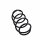 Suspension Spring Set front coil spring Ø 13 mm EIBACH for e.g. RENAULT SCÉNIC
