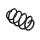 Suspension Spring Set front coil spring Ø 13.2 mm EIBACH for e.g. SEAT LEON