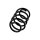 Suspension Spring Set front coil spring Ø 13.2 mm EIBACH for e.g. SEAT LEON