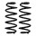 Suspension spring set front axle Ø 14.2 mm 349 mm EIBACH for e.g. VW PASSAT B5.5
