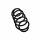 Suspension Spring Set front coil spring Ø 13.2 mm EIBACH for e.g. SKODA OCTAVIA