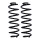 Suspension spring set rear axle Ø 12.2 mm 380 mm EIBACH for e.g. VW GOLF V