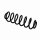 Suspension Spring Set rear coil spring Ø 12.2 mm EIBACH for various vehicles