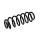 Suspension Spring Set Rear Axle Coil Spring Ø 10.8 mm EIBACH for FORD FIESTA