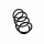 Suspension Spring Set front coil spring Ø 12.5 mm EIBACH for e.g. RENAULT CLIO