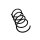 Suspension Spring Set front coil spring Ø 12.5 mm EIBACH for e.g. MB C-CLASS