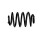 Suspension Spring Set rear coil spring Ø 12.8 mm EIBACH for e.g. RENAULT CLIO
