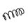 Suspension Spring Set front coil spring Ø 11.5 mm EIBACH for e.g. SEAT IBIZA