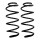 Suspension spring set front Ø 12.5 mm 380 mm EIBACH for e.g.FORD MONDEO III