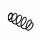 Suspension Spring Set front coil spring Ø 12.5 mm EIBACH for e.g. FORD MONDEO