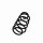 Suspension Spring Set front coil spring Ø 12.5 mm EIBACH for e.g. FORD MONDEO