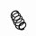 Suspension Spring Set front coil spring Ø 12.5 mm EIBACH for e.g. FORD MONDEO