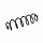Suspension Spring Set rear coil spring Ø 9.8 mm EIBACH for CITROËN C3 and others