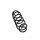 Suspension Spring Set rear coil spring Ø 9.8 mm EIBACH for CITROËN C3 and others