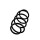 Suspension Spring Set Front Axle Coil Spring Ø 14.5 mm EIBACH for RENAULT VEL