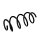Suspension Spring Set Front Axle Coil Spring Ø 14.5 mm EIBACH for RENAULT VEL