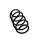 Suspension Spring Set Front Axle Coil Spring Ø 14.5 mm EIBACH for RENAULT VEL