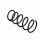 Suspension Spring Set front coil spring Ø 12.8 mm EIBACH for e.g. FORD FOCUS