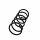 Suspension Spring Set front coil spring Ø 12.8 mm EIBACH for e.g. FORD FOCUS