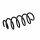 Suspension Spring Set front coil spring Ø 12 mm EIBACH for e.g. SKODA FABIA