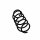 Suspension Spring Set front coil spring Ø 12 mm EIBACH for e.g. SKODA FABIA