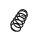 Suspension Spring Set front coil spring Ø 12.2 mm EIBACH for e.g. OPEL ASTRA