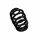 Suspension Spring Set rear axle coil spring Ø 15 mm EIBACH for e.g. AUDI A4