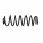 Suspension Spring Set rear coil spring Ø 9.8 mm EIBACH for FORD FIESTA