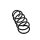 Suspension Spring Set front coil spring Ø 11 mm EIBACH for e.g. SEAT IBIZA