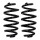 Suspension spring set rear axle Ø 14.5 mm 286 mm EIBACH for e.g. AUDI A4 B7 At