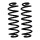 Suspension spring set rear axle Ø 13 mm 360 mm EIBACH for VW TIGUAN
