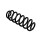 Suspension Spring Set Rear Axle Coil Spring Ø 13 mm EIBACH for VW TIGUAN