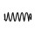 Suspension Spring Set rear coil spring Ø 11.8 mm EIBACH for e.g. VW PASSAT