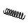 Suspension Spring Set Rear Axle Coil Spring Ø 13.8 mm EIBACH for MB C-CLASS