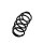 Suspension Spring Set front coil spring Ø 12.5 mm EIBACH for e.g. OPEL ASTRA