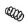 Suspension Spring Set rear coil spring Ø 14.2 mm EIBACH for DACIA LOGAN