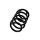 Suspension Spring Set rear coil spring Ø 14.2 mm EIBACH for DACIA LOGAN