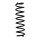 Suspension spring set rear axle Ø 10 mm 343 mm EIBACH for e.g. SKODA FABIA I